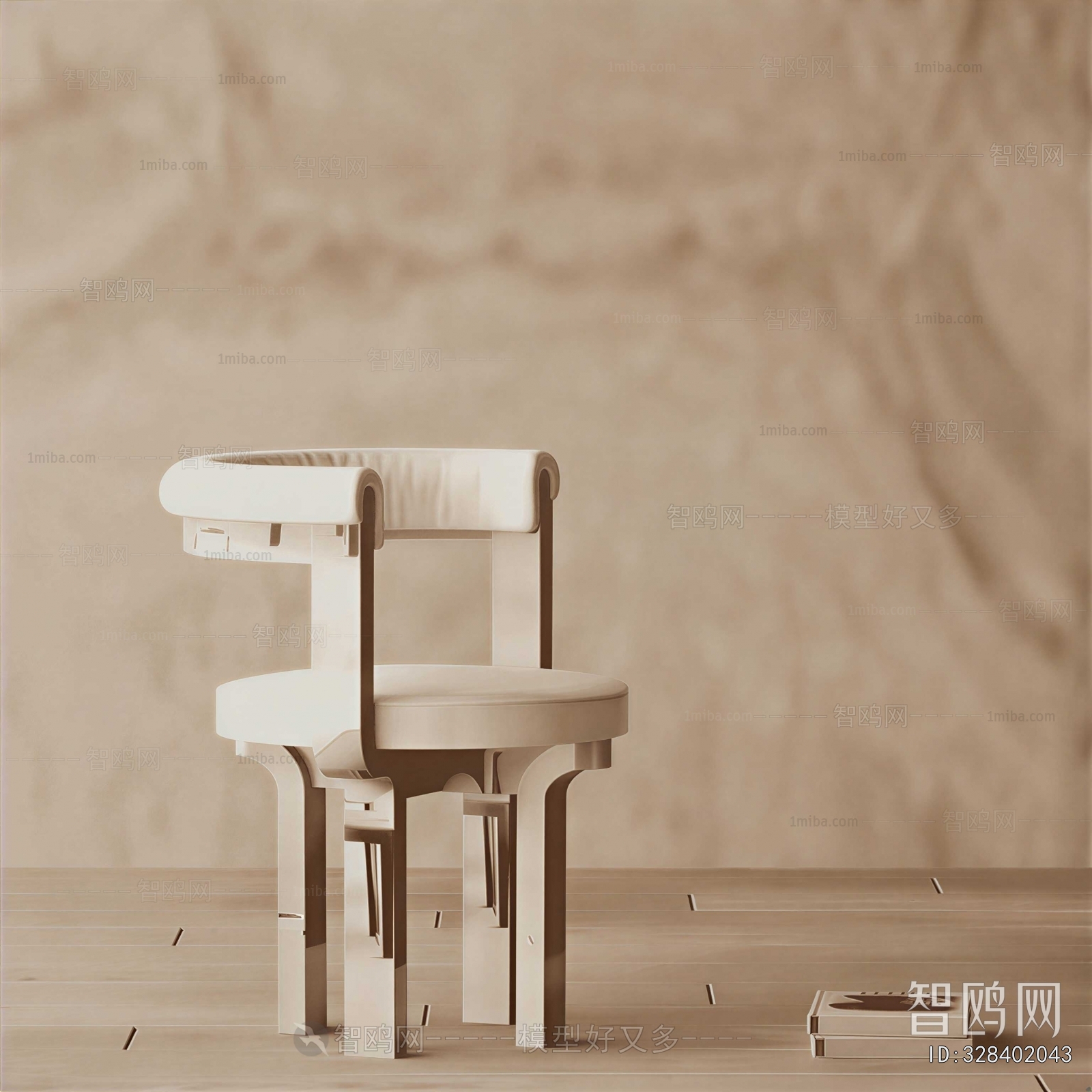 Wabi-sabi Style Lounge Chair