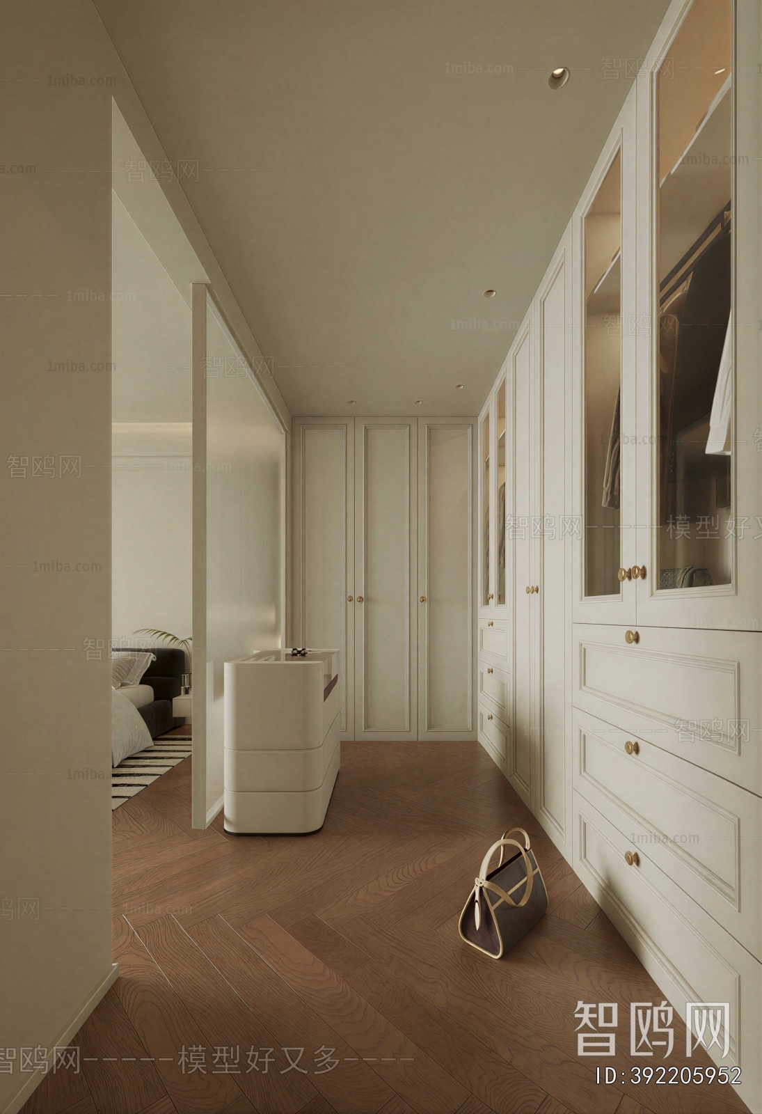 French Style Clothes Storage Area