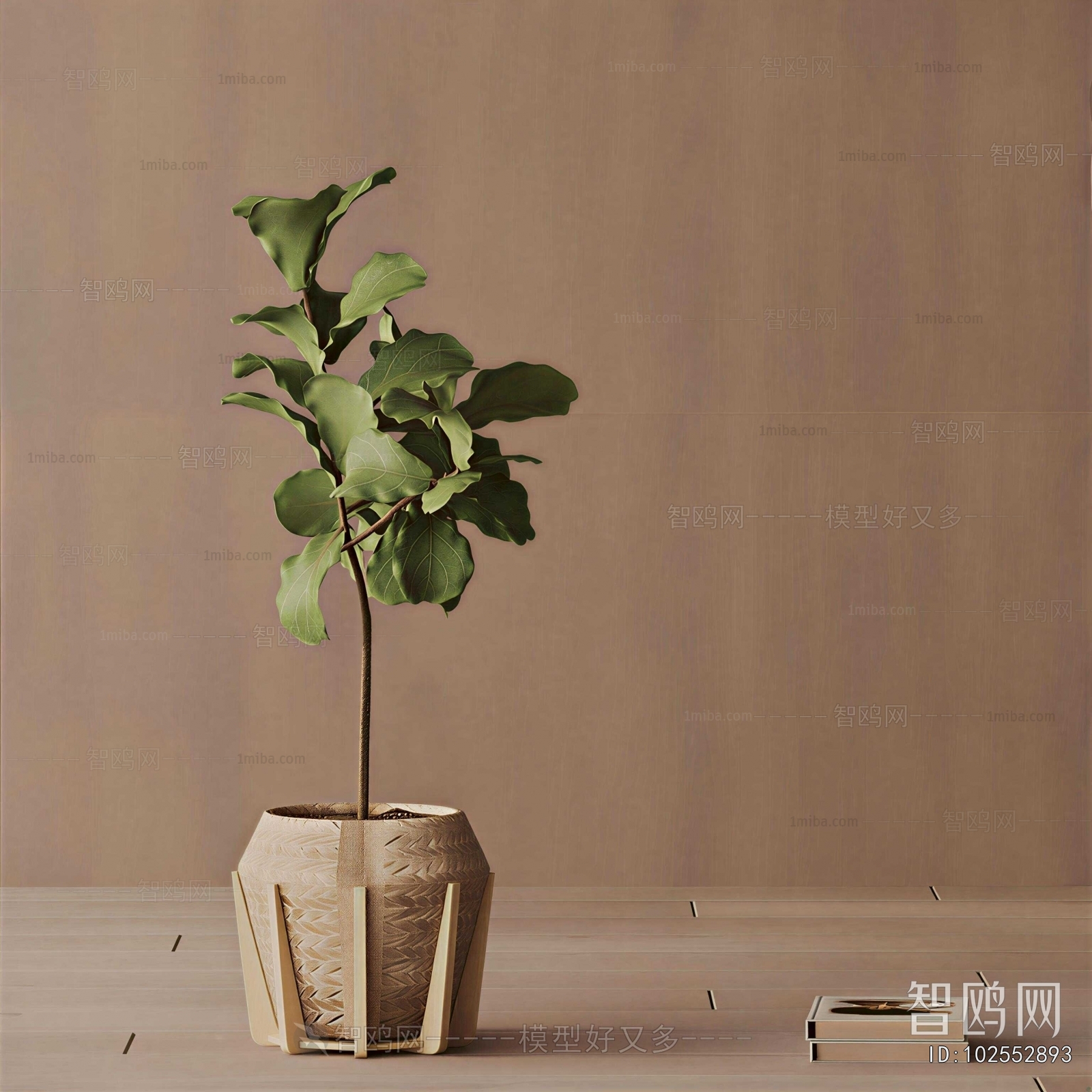 Modern Ground Green Plant Potted Plants