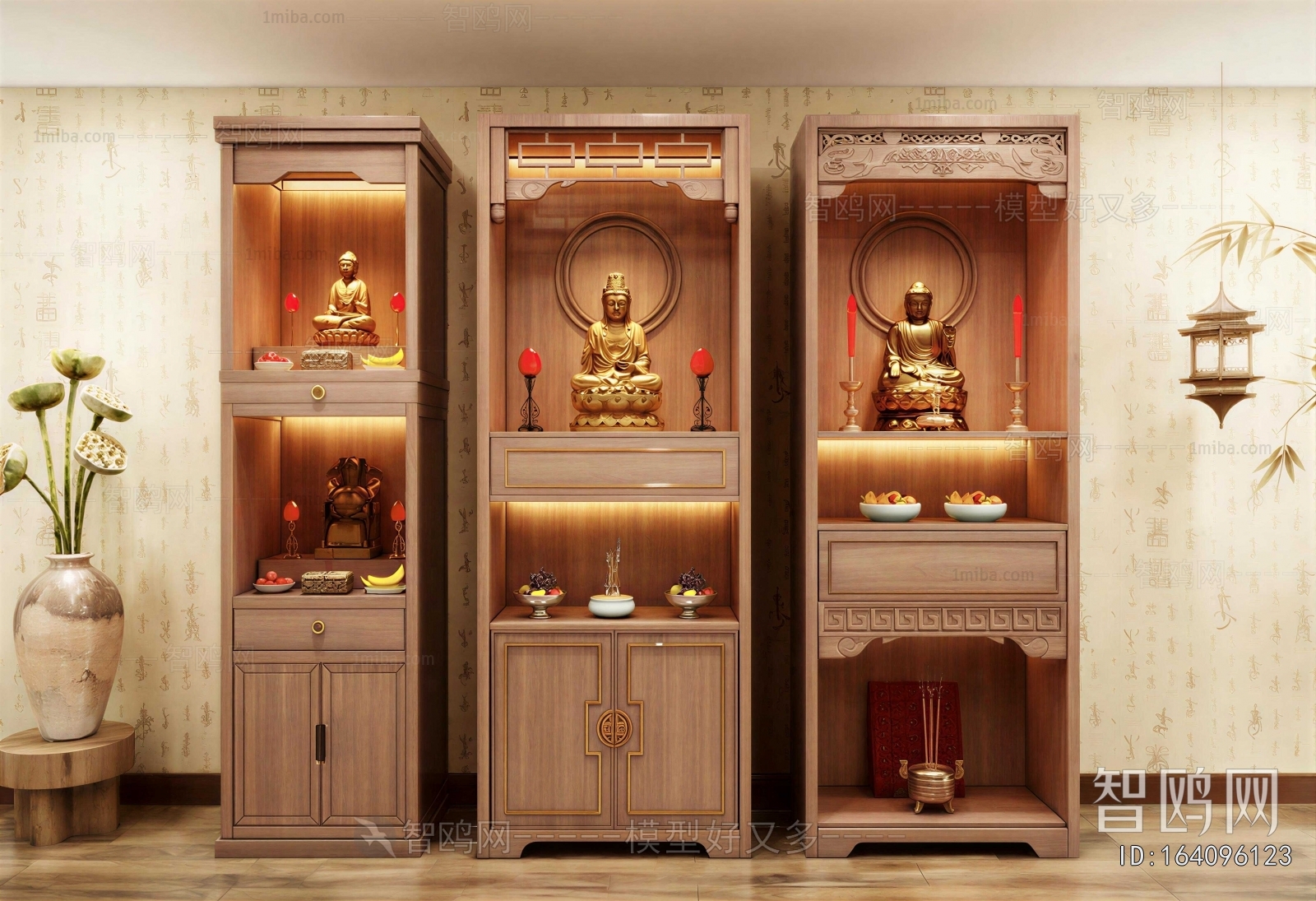 New Chinese Style Buddhist Niche