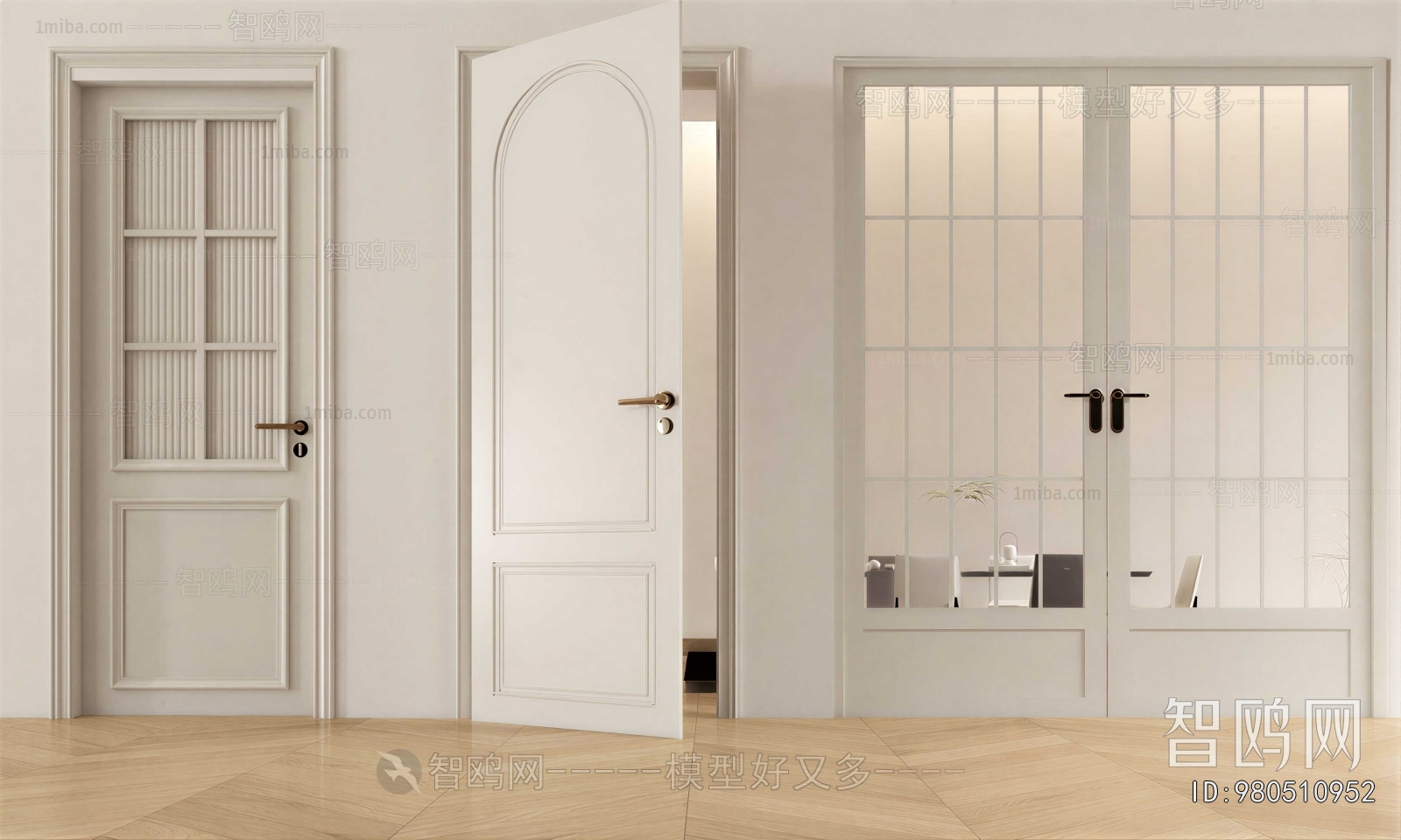 French Style Single Door