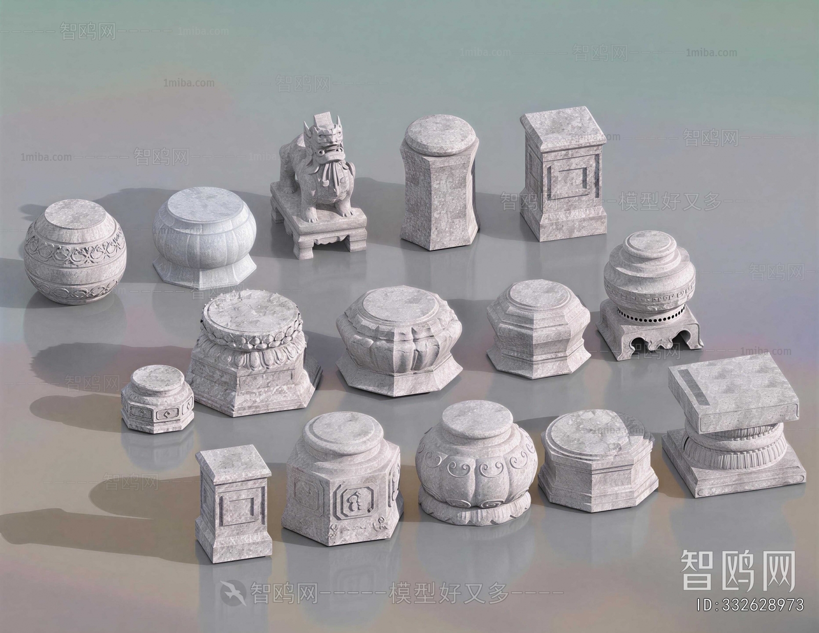 Chinese Style Column