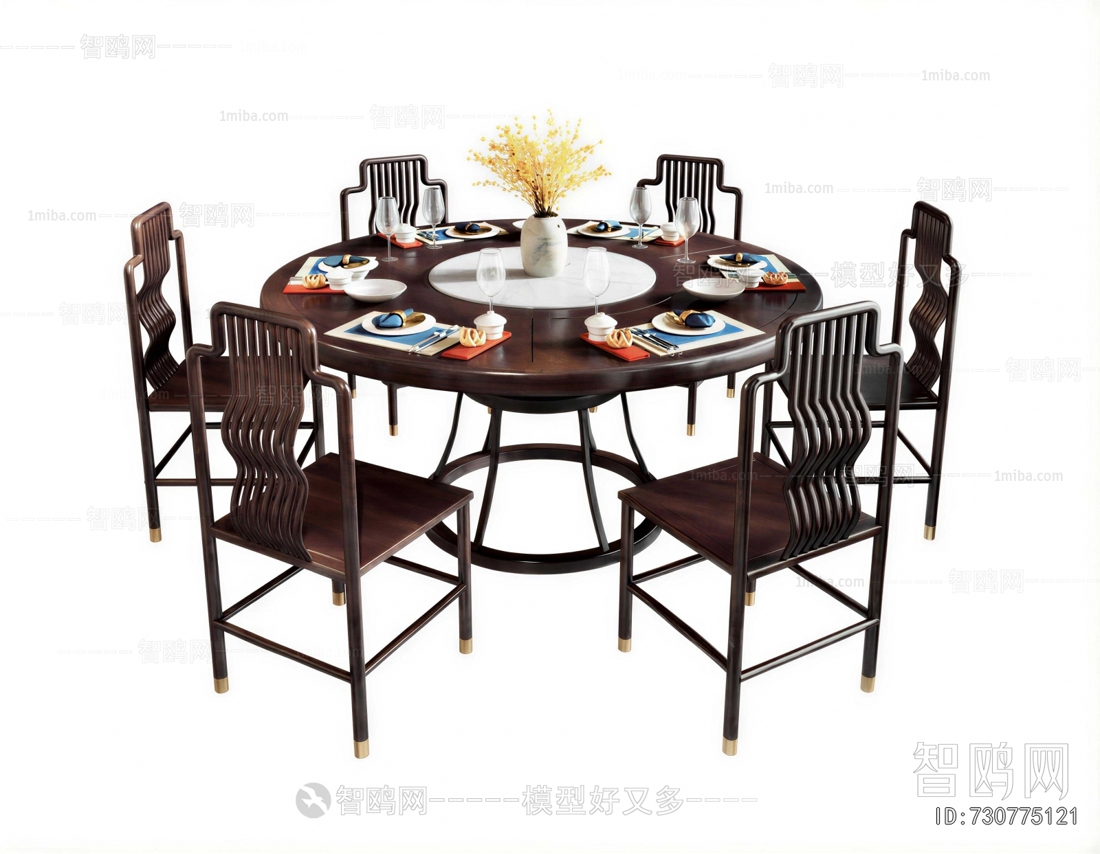 New Chinese Style Dining Table And Chairs