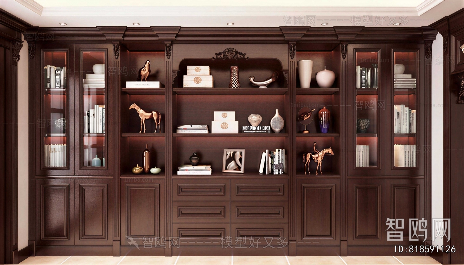 American Style Bookcase