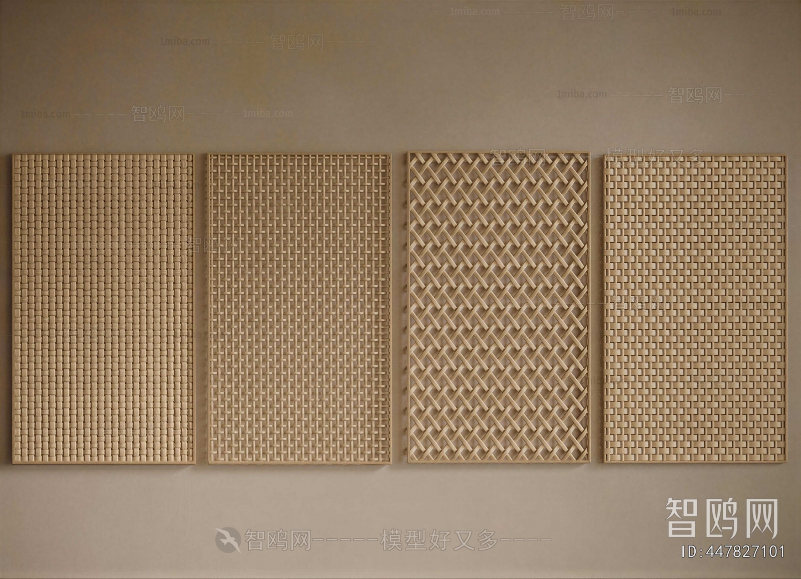 Wabi-sabi Style Wall Panel
