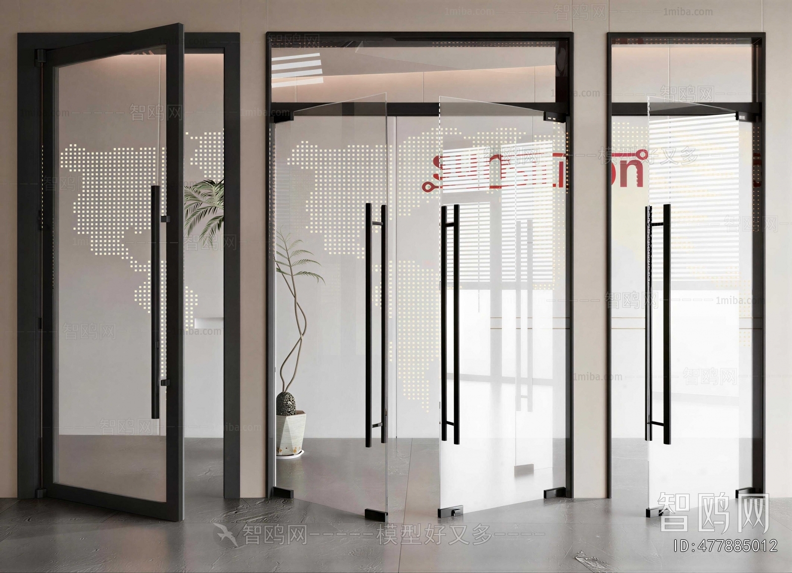 Modern Double Door