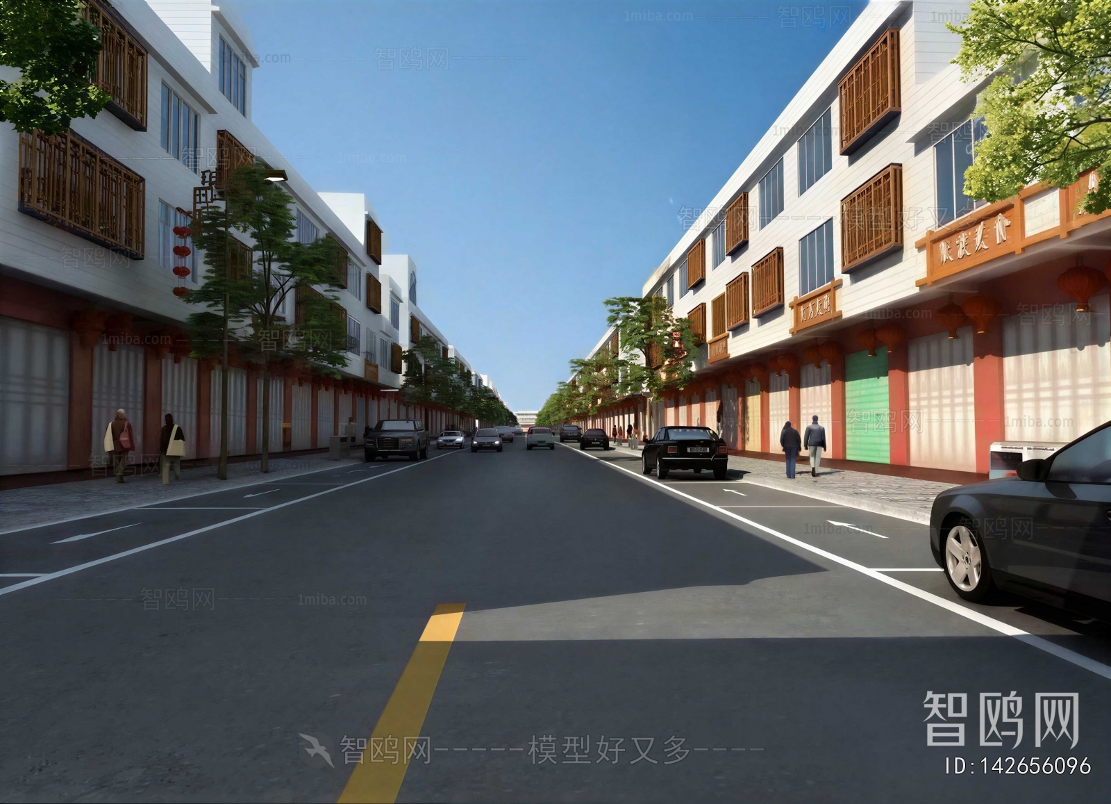 New Chinese Style Commercial Street