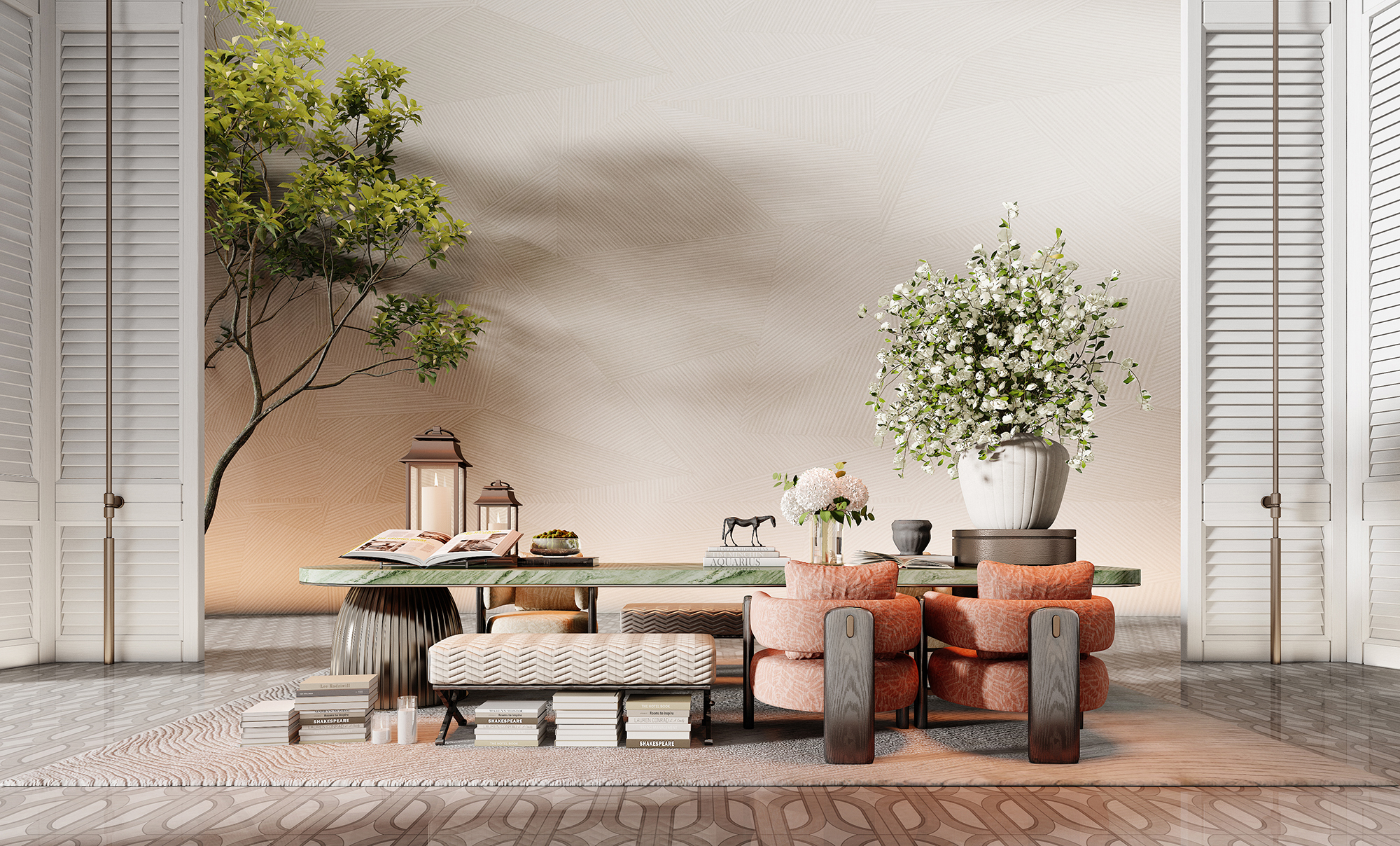 Modern Leisure Table And Chair
