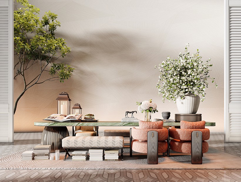 Modern Leisure Table And Chair