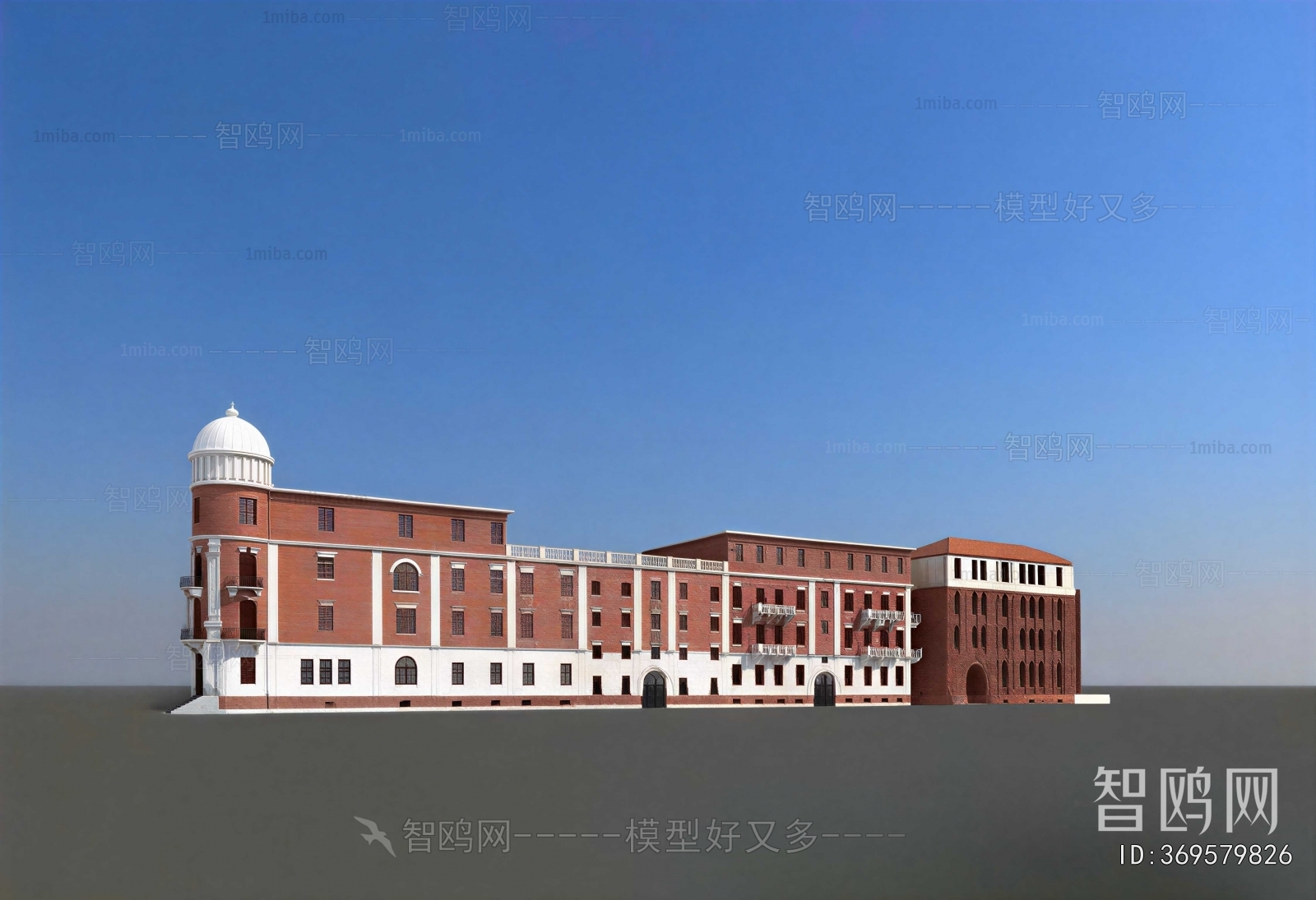 European Style Appearance Of Commercial Building
