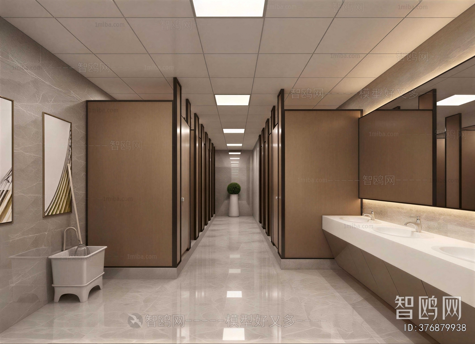 Modern Public Toilet