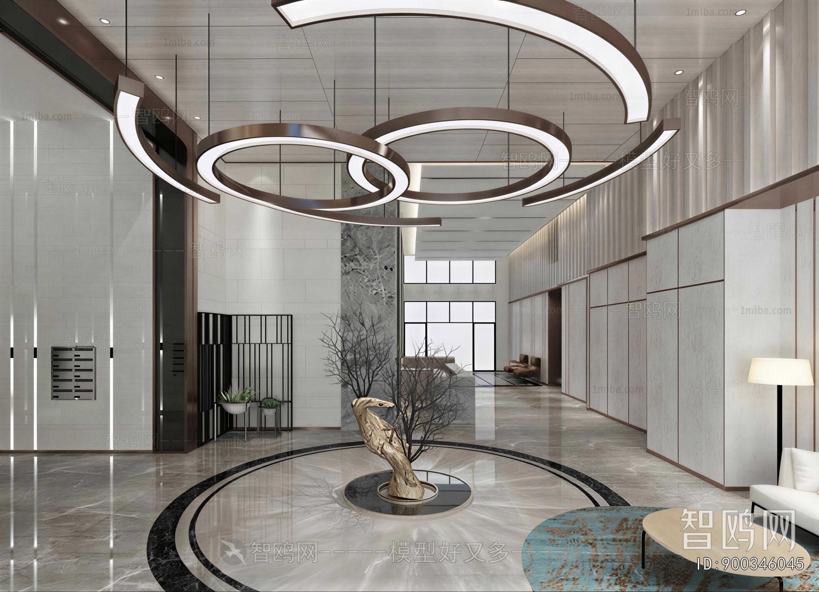 Modern Office Reception Desk