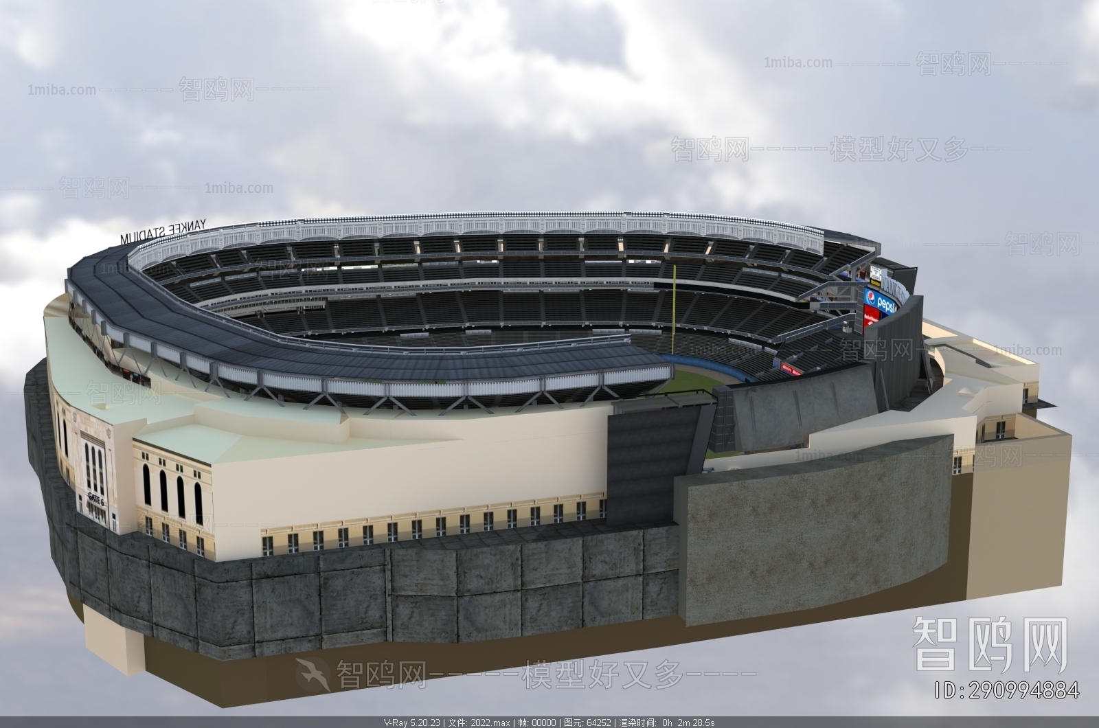 Modern Indoor Stadium