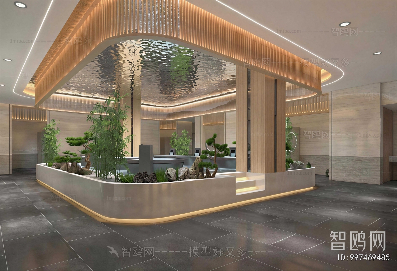 New Chinese Style Lobby Hall