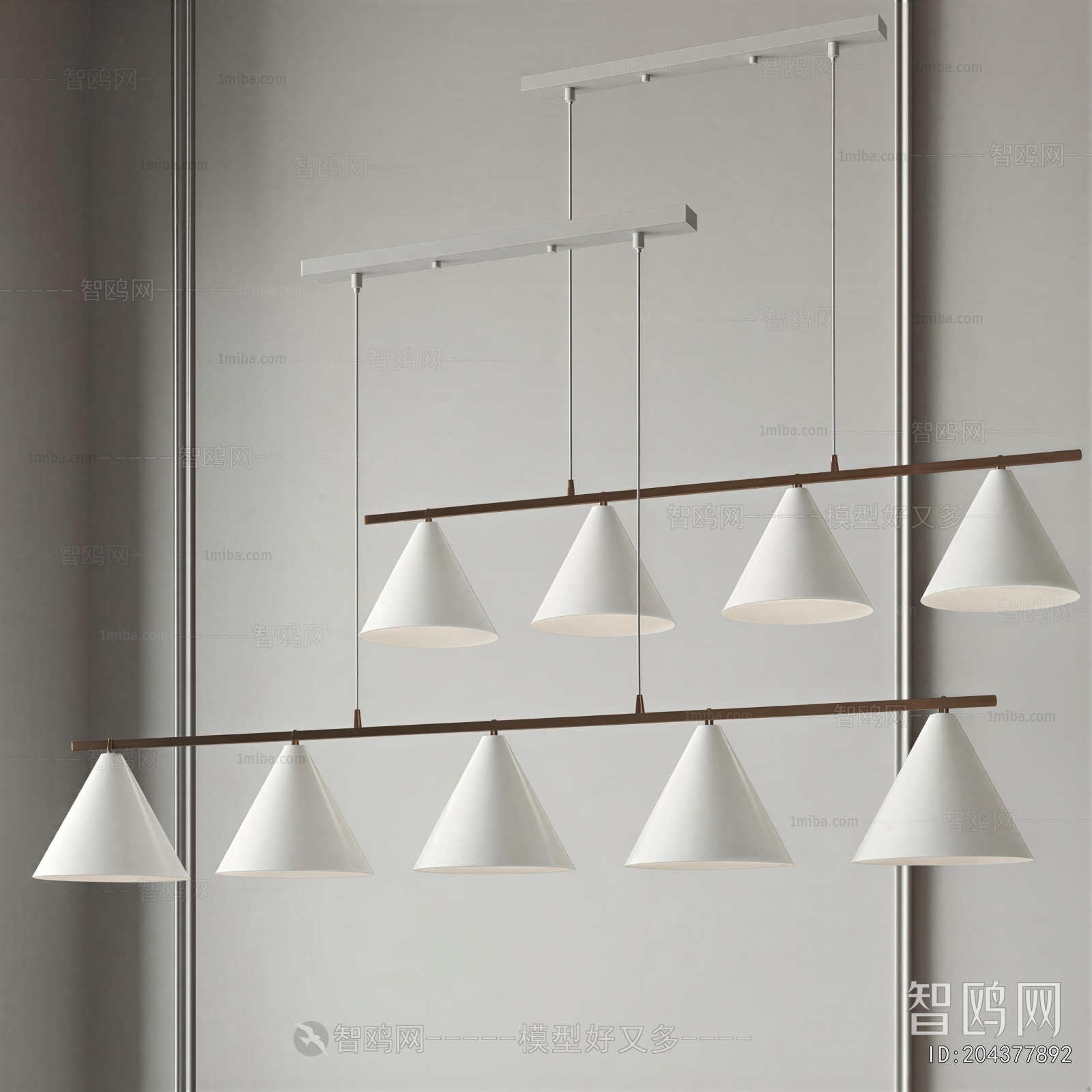 Nordic Style Long Chandelier