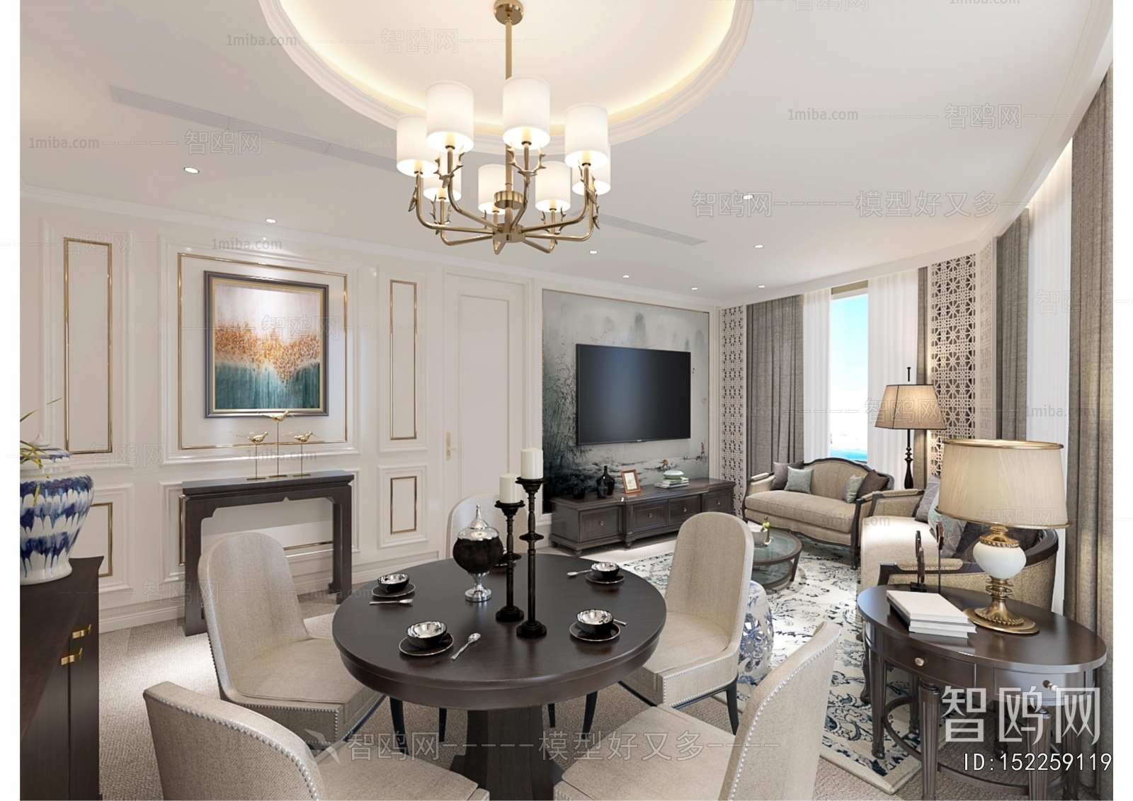 European Style A Living Room