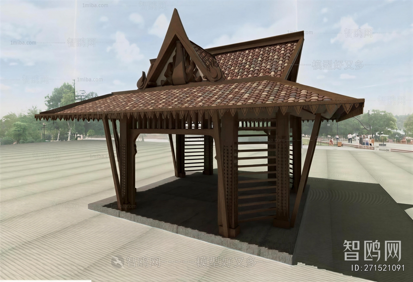 Southeast Asian Style Pavilion