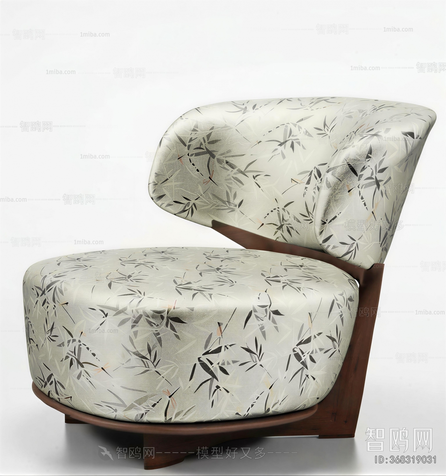 New Chinese Style Single Sofa