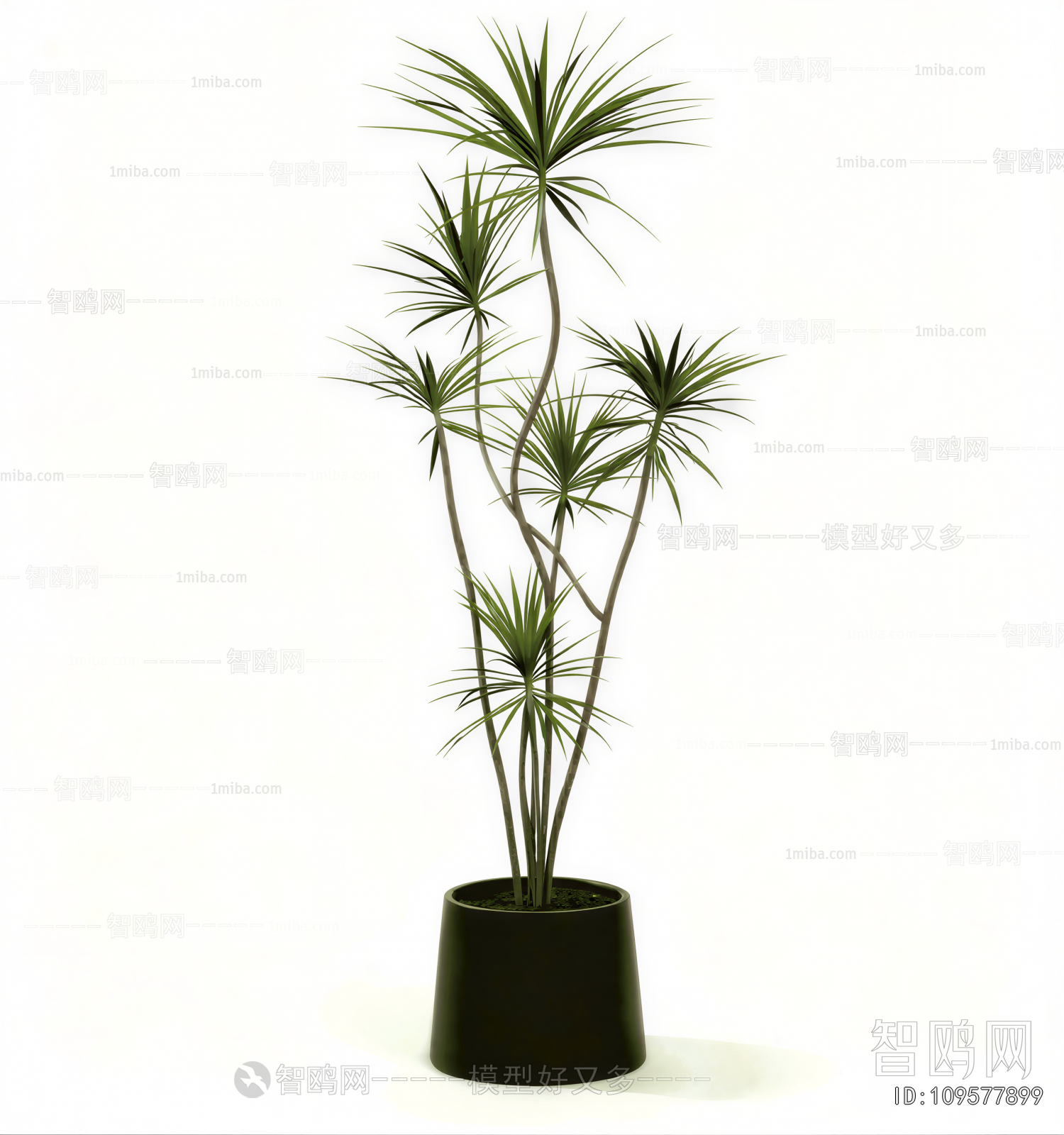 Modern Ground Green Plant Potted Plants