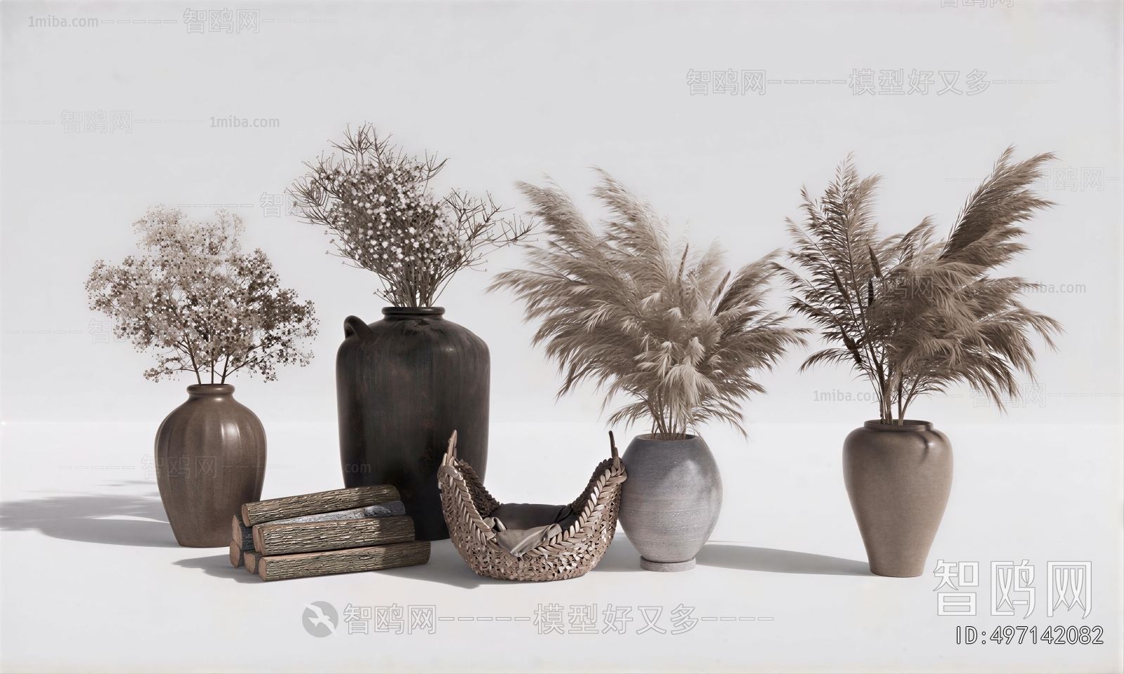 Wabi-sabi Style Dried Branch
