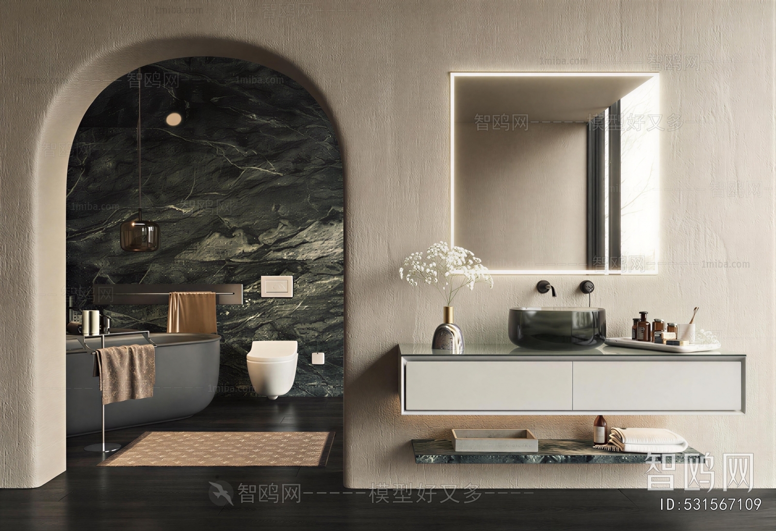 Wabi-sabi Style TOILET