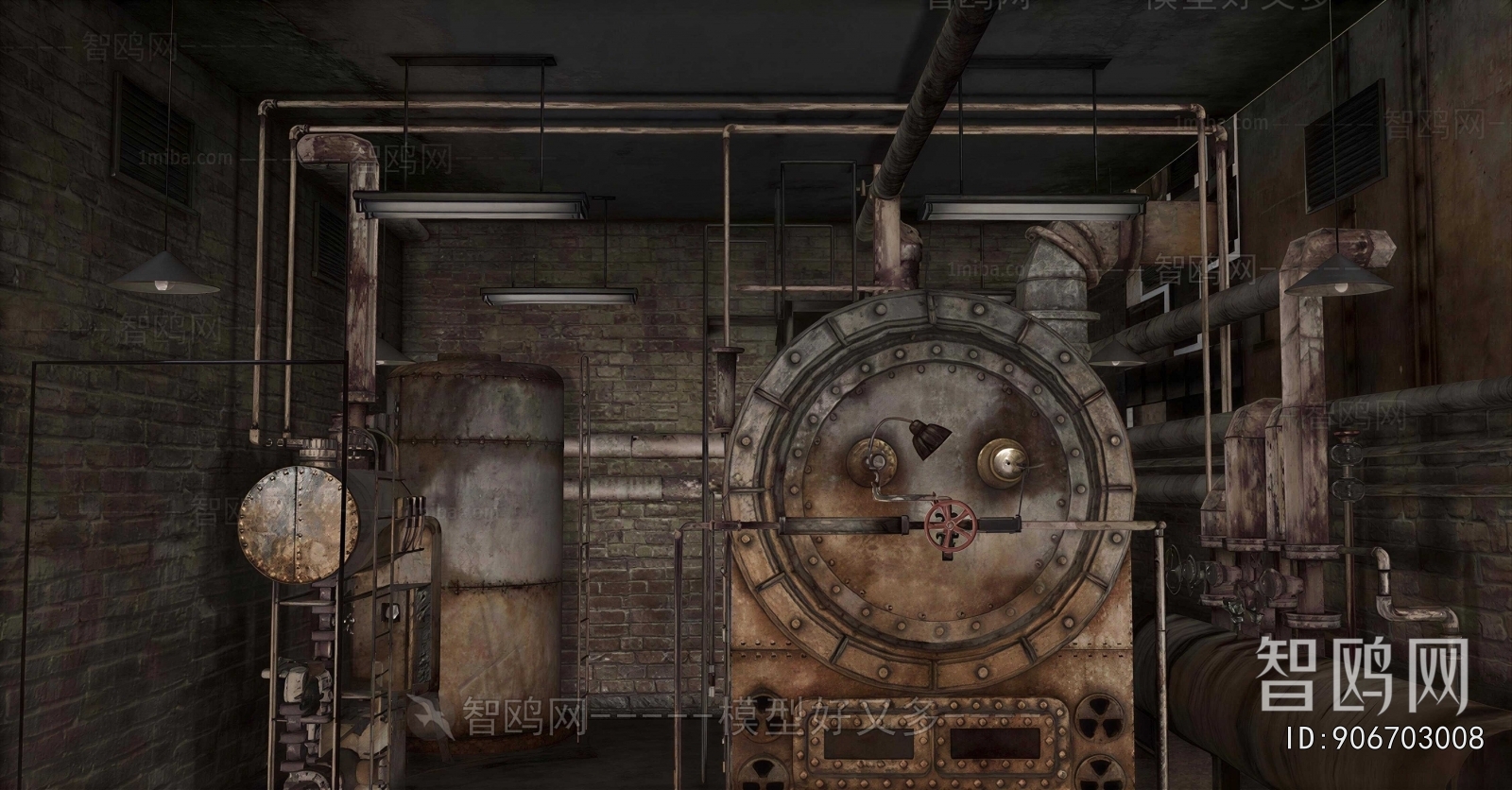Retro Style Industrial Equipment