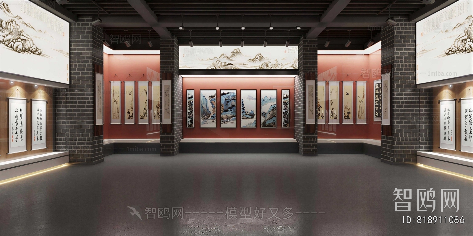 New Chinese Style Exhibition Hall