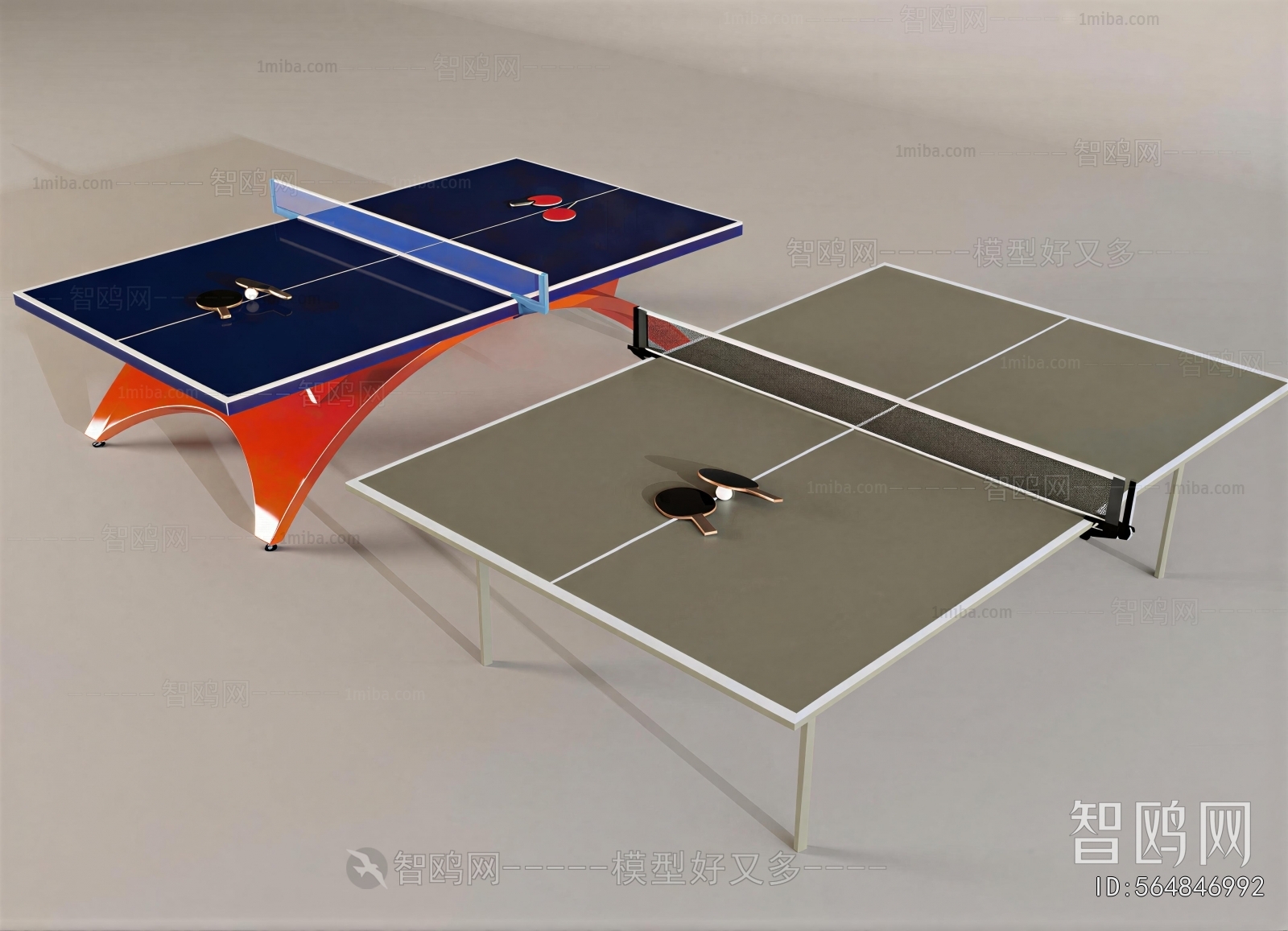 Modern Table-tennis Table