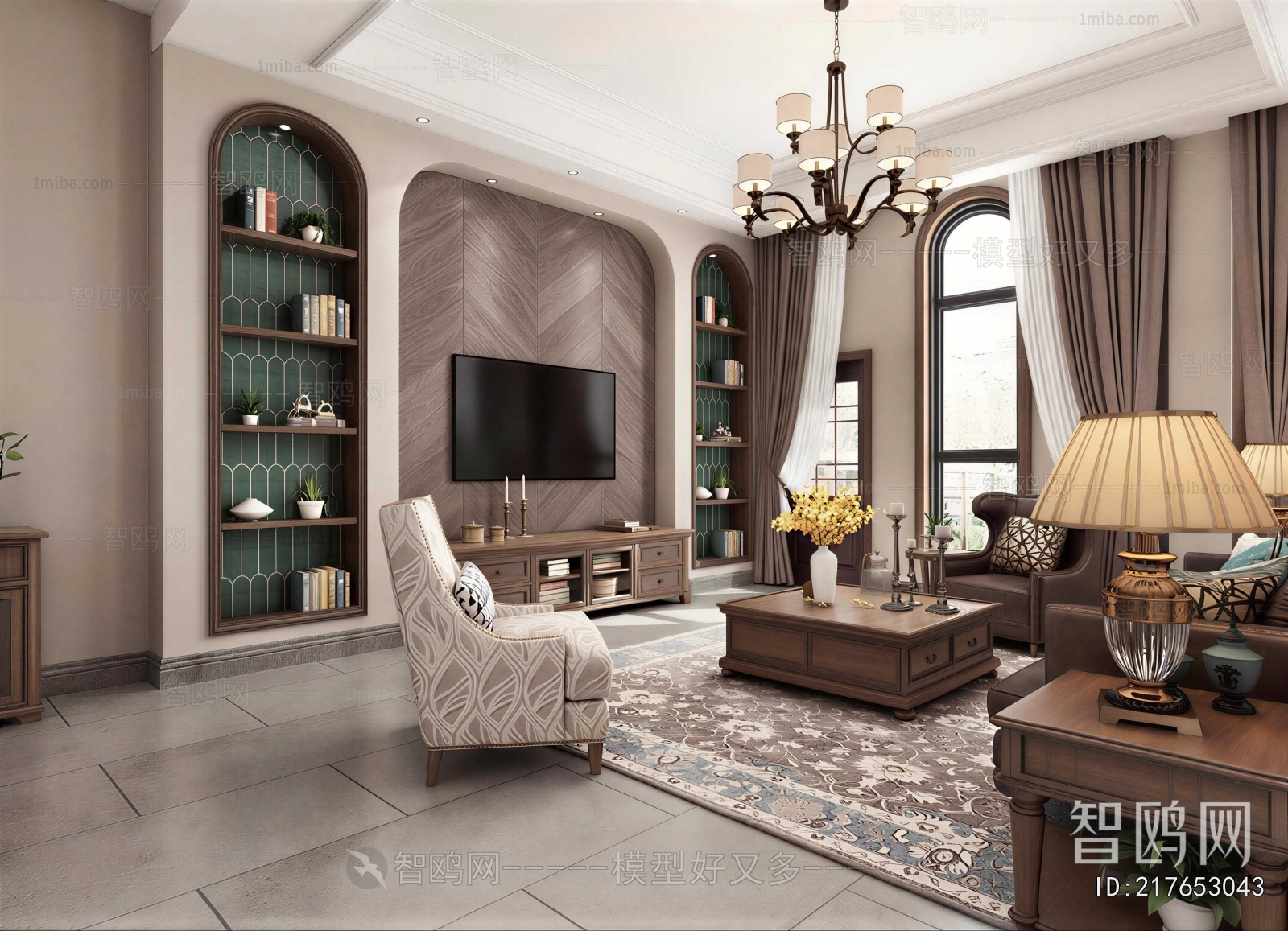 American Style A Living Room