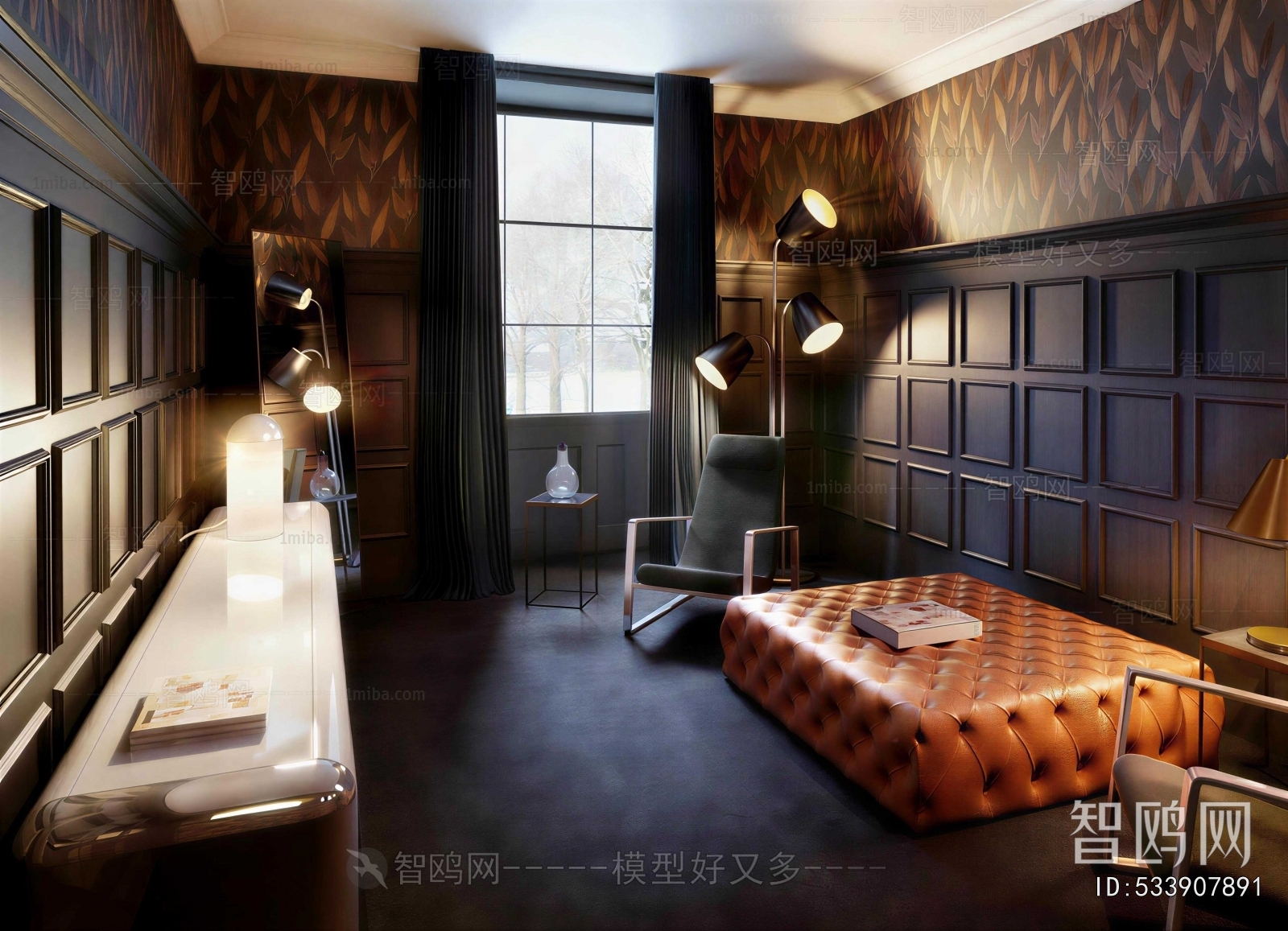 French Style Study Space