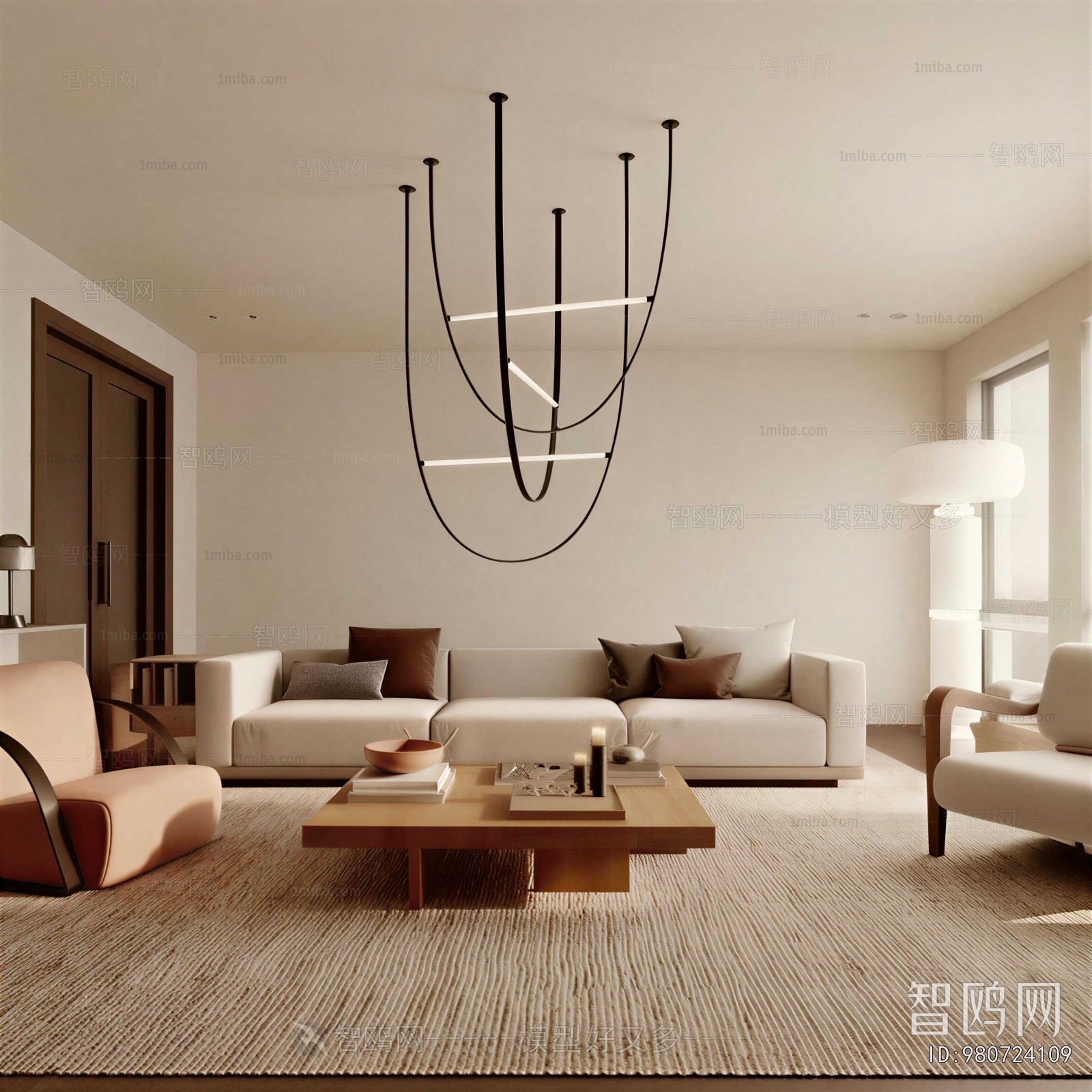 Wabi-sabi Style A Living Room
