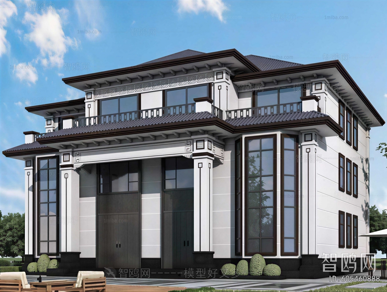 New Chinese Style Detached Villa