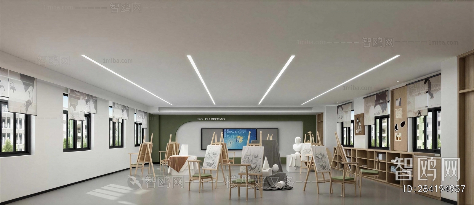 Modern Art Room