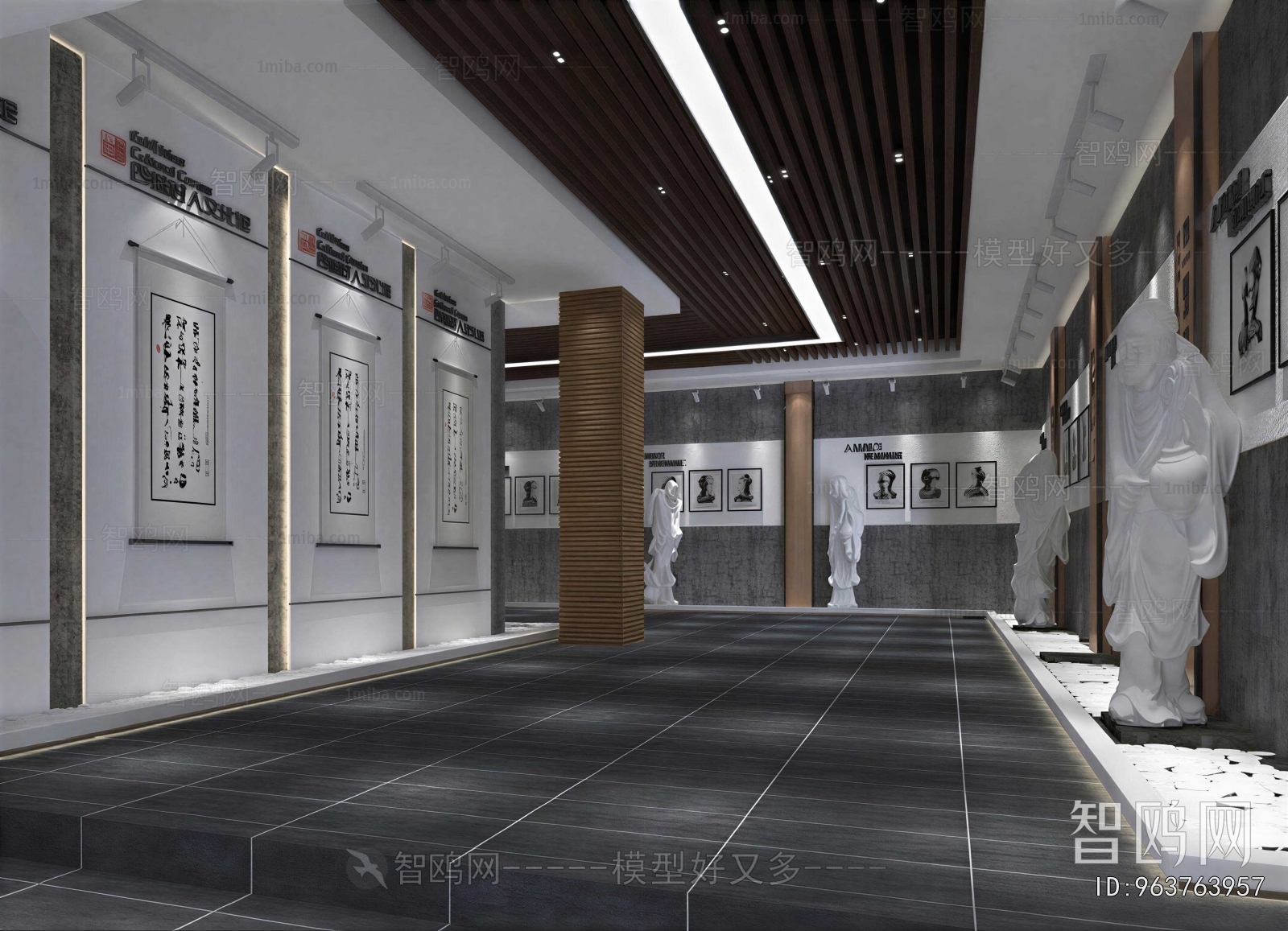 New Chinese Style Exhibition Hall
