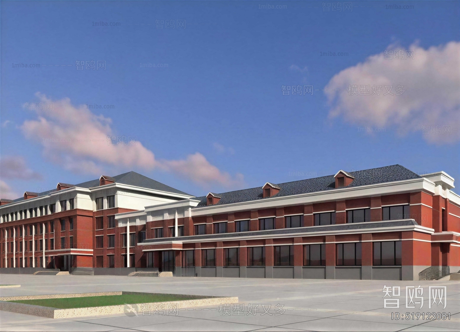 New Classical Style Appearance Of Commercial Building