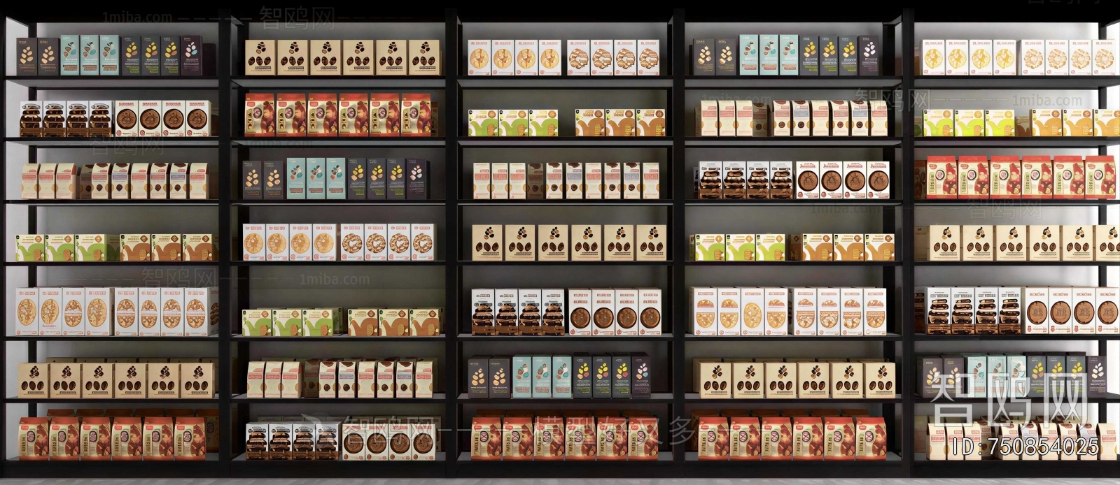 Modern Supermarket Shelf