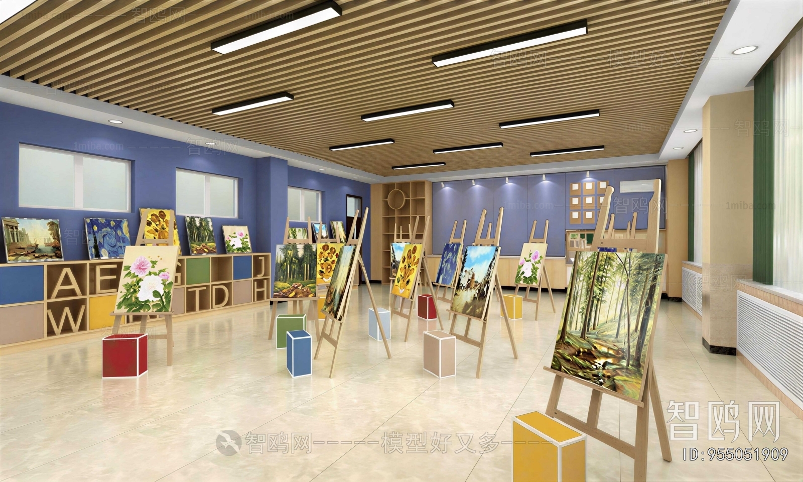 Modern Art Room