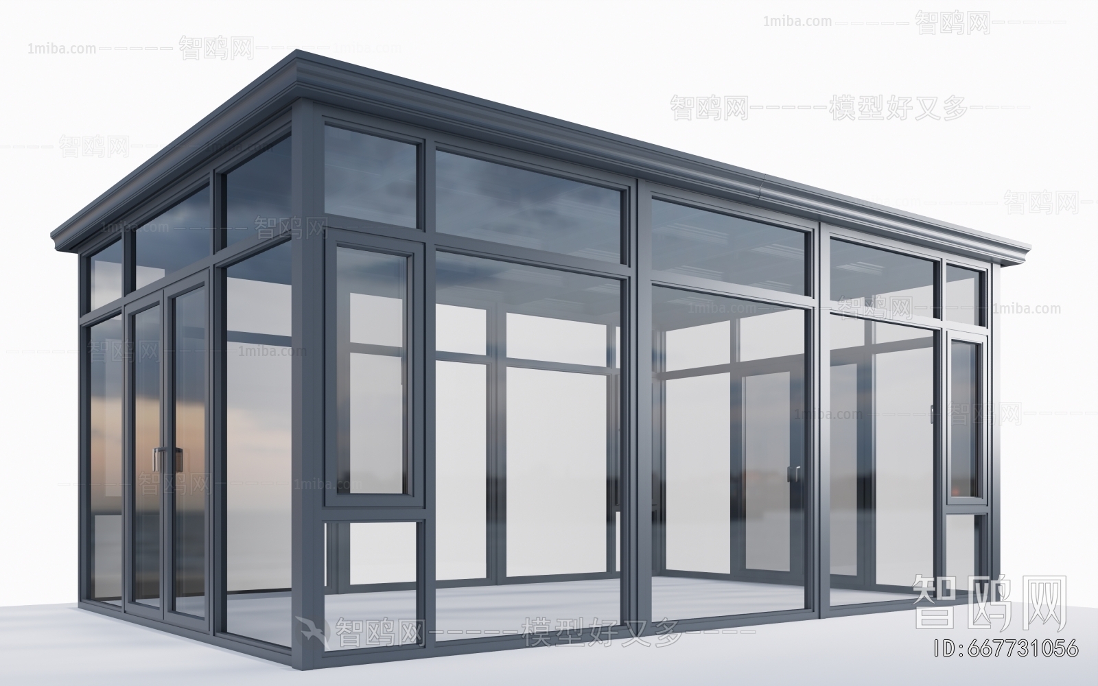 Modern Glass Sunshine Room