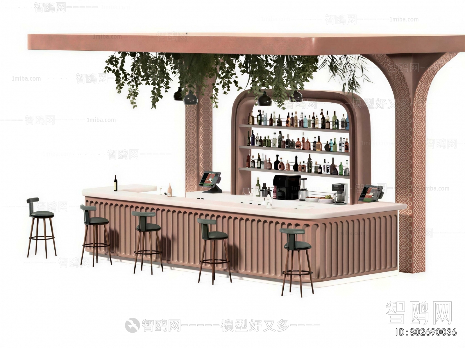 Modern Counter Bar