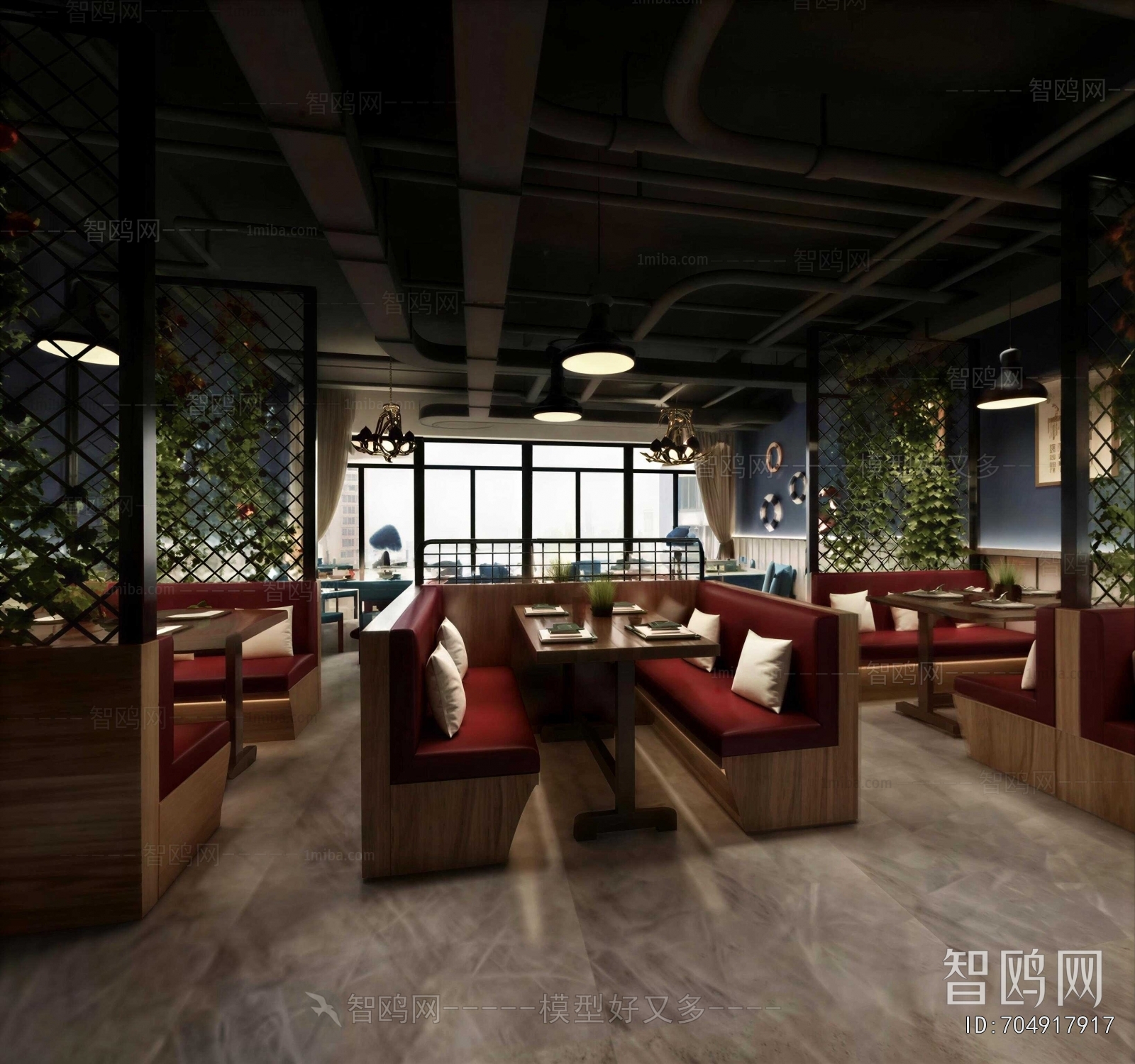 Industrial Style Restaurant