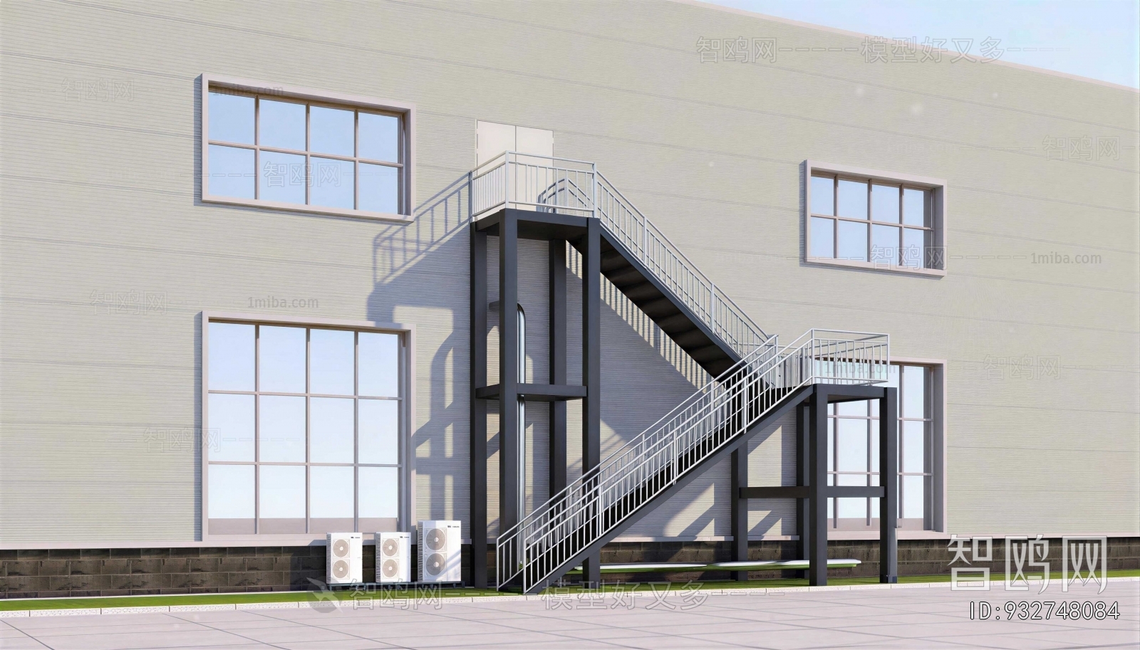 Industrial Style Staircase