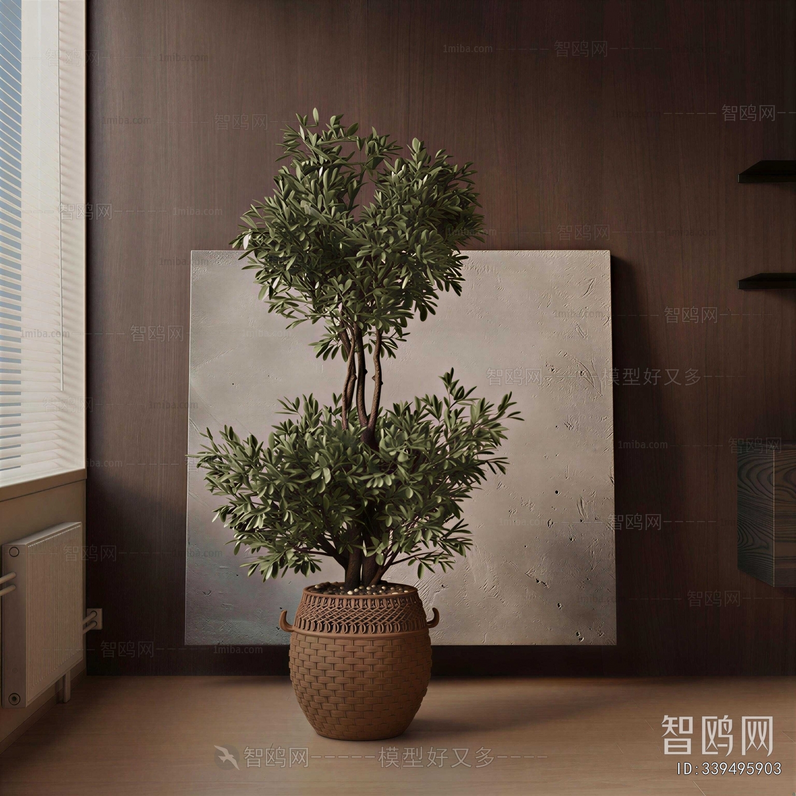 Modern Ground Green Plant Potted Plants