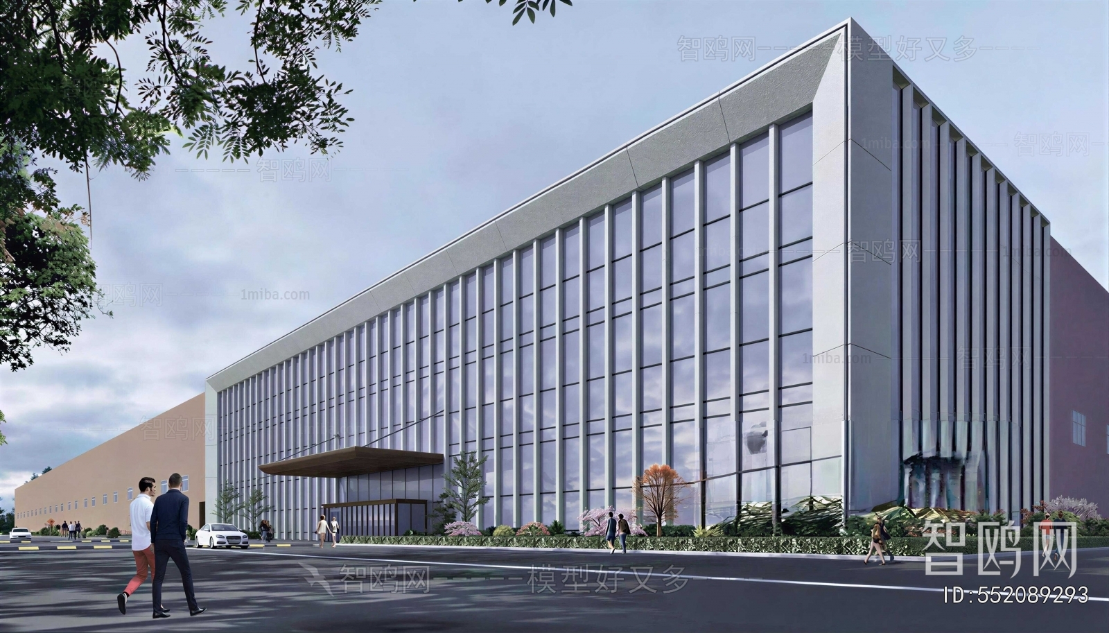 Modern Appearance Of Commercial Building