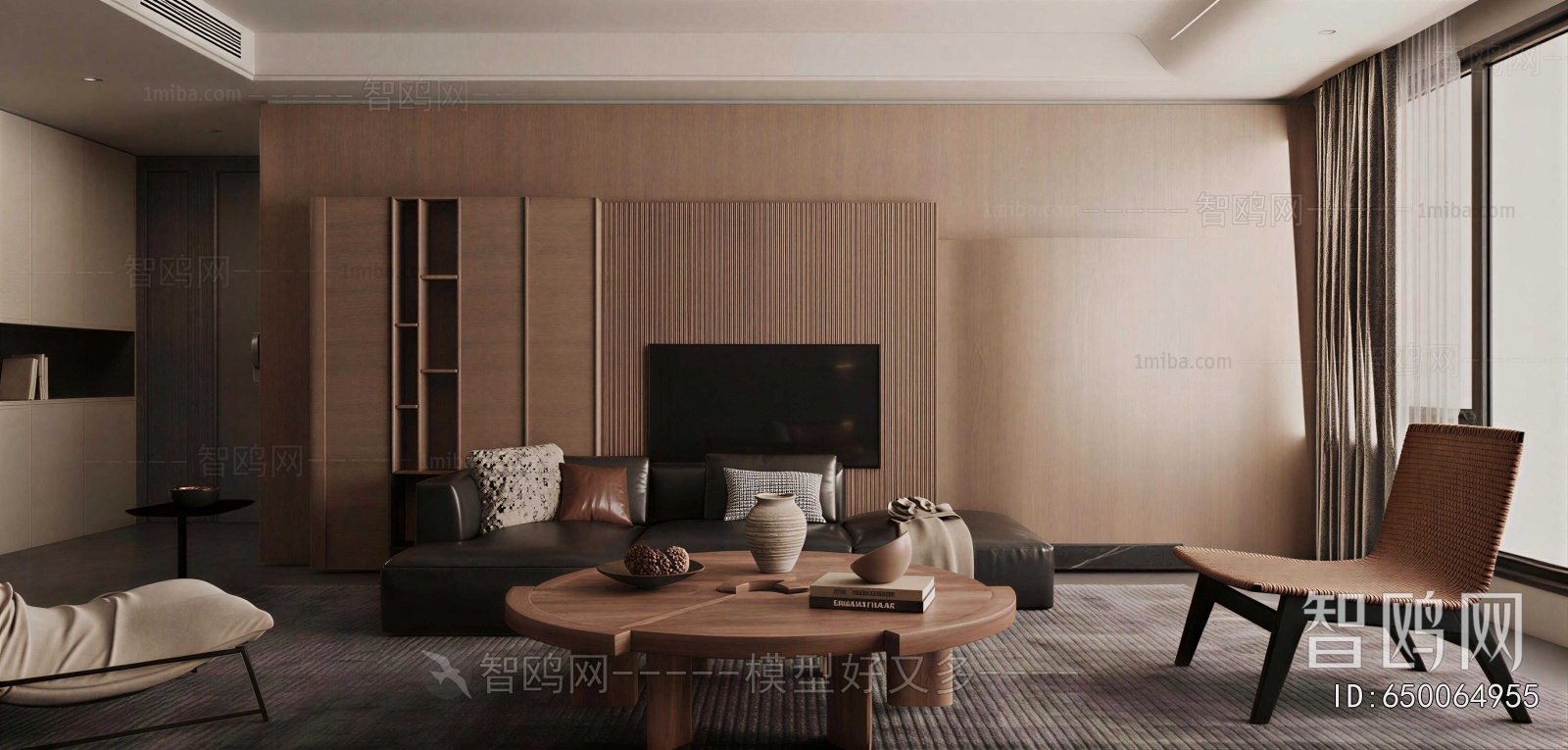 Wabi-sabi Style Dining Room