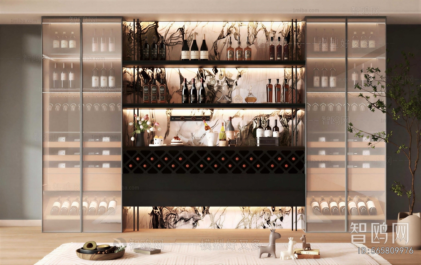 Modern Wine Cabinet