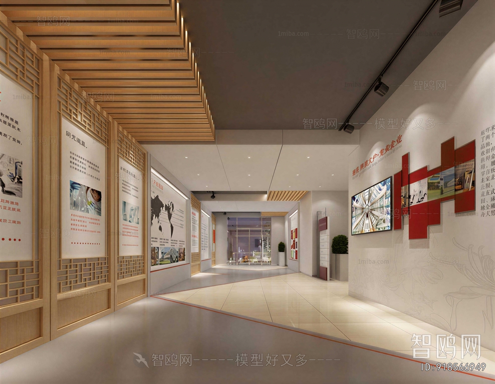 New Chinese Style Exhibition Hall