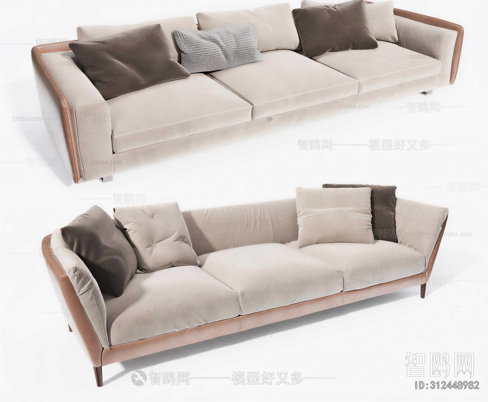 Modern Three-seat Sofa