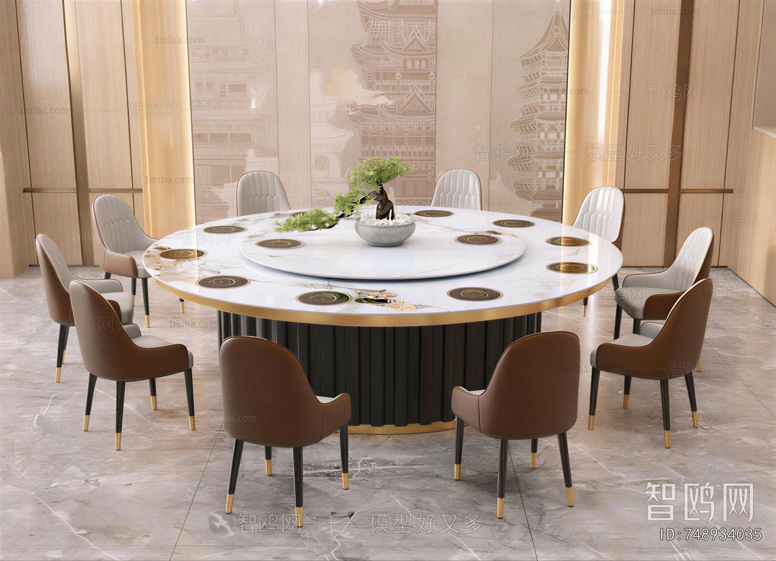 New Chinese Style Dining Table And Chairs