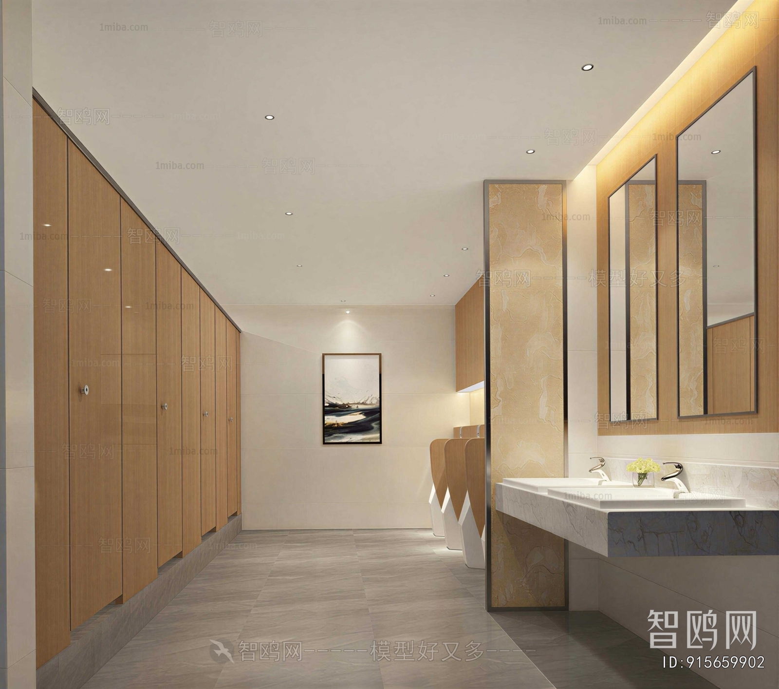 Modern Public Toilet