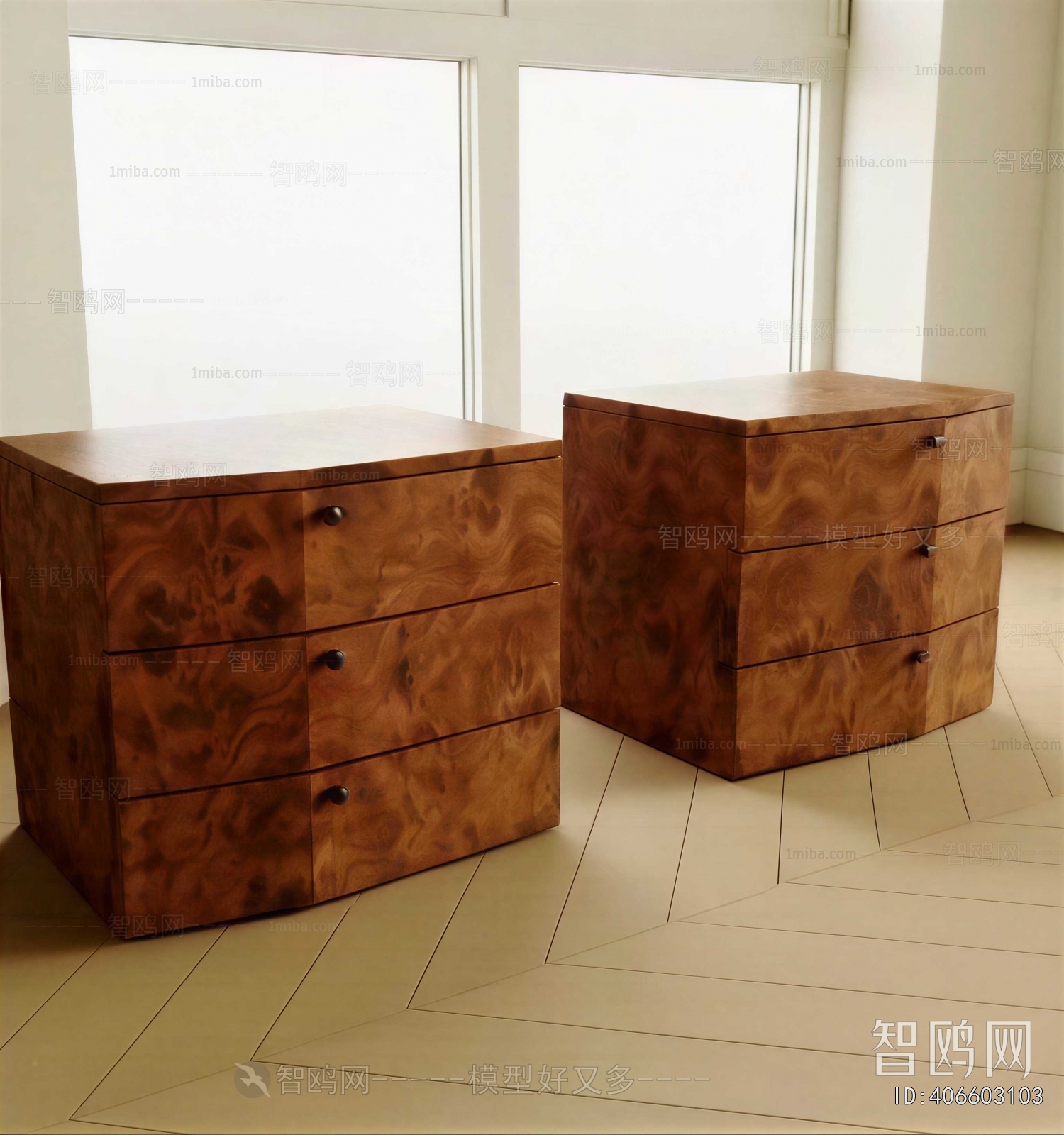 Modern Bedside Cupboard
